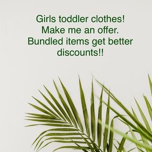 Girls toddler clothes